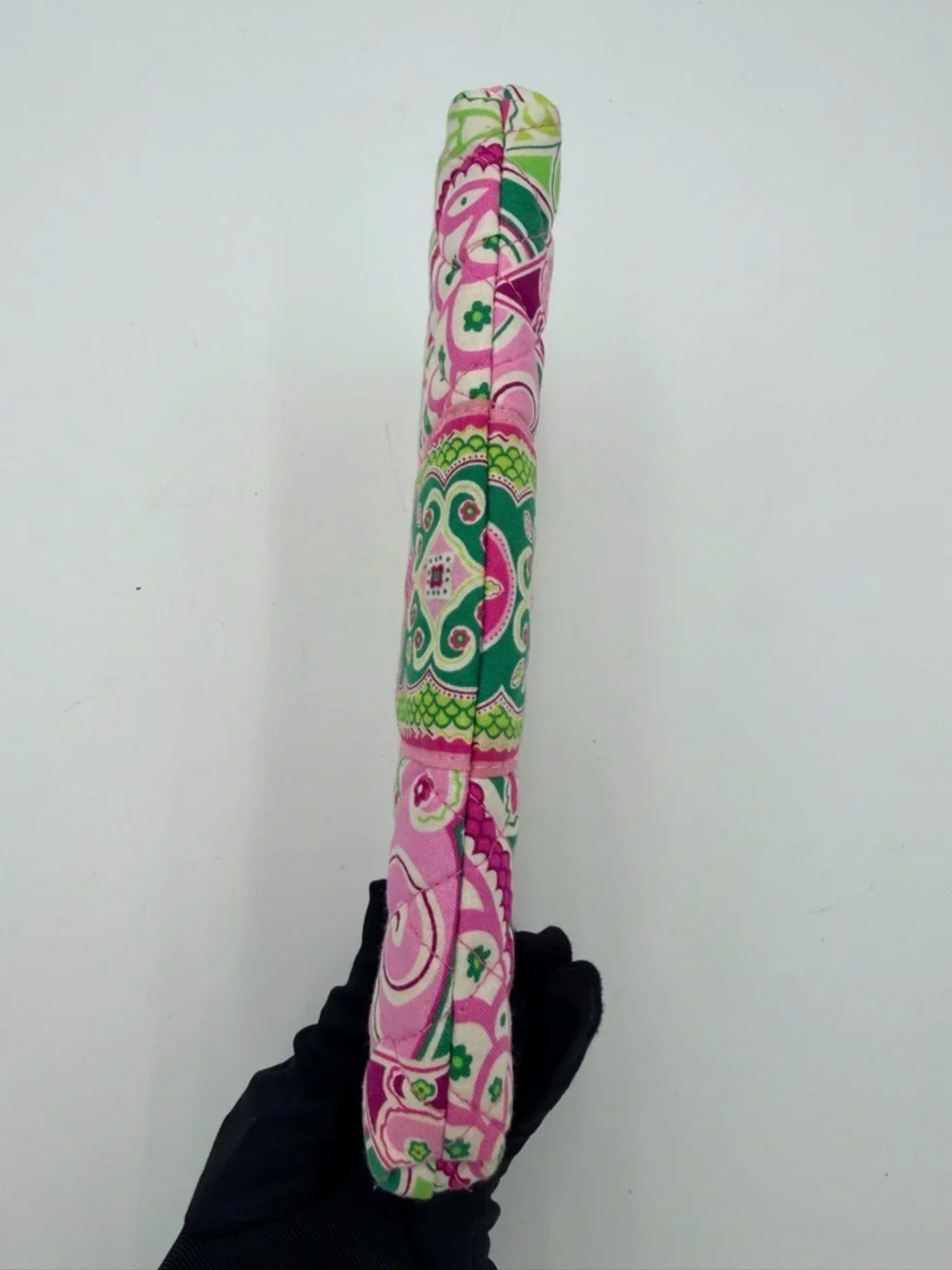 Vera Bradley Pinwheel Pink Double Kiss Lock Clutch Wallet Retired - Picture 10 of 10